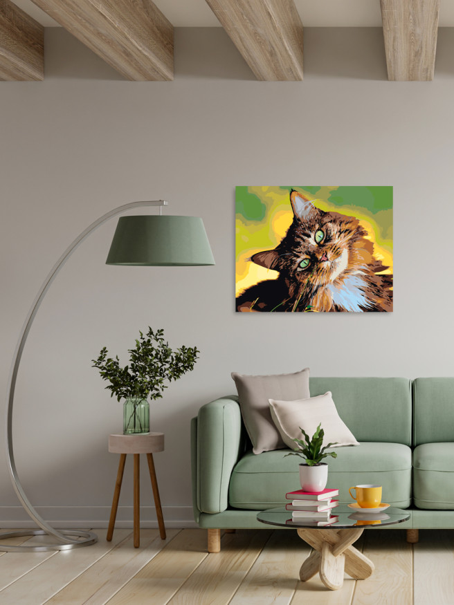 Raqamlar bo&amp;#039;yicha rasm &amp;quot;Ko&amp;#039;k-ko&amp;#039;z pishakcha&amp;quot;