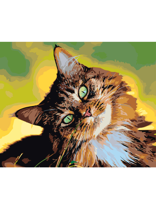 Raqamlar bo&amp;#039;yicha rasm &amp;quot;Ko&amp;#039;k-ko&amp;#039;z pishakcha&amp;quot;