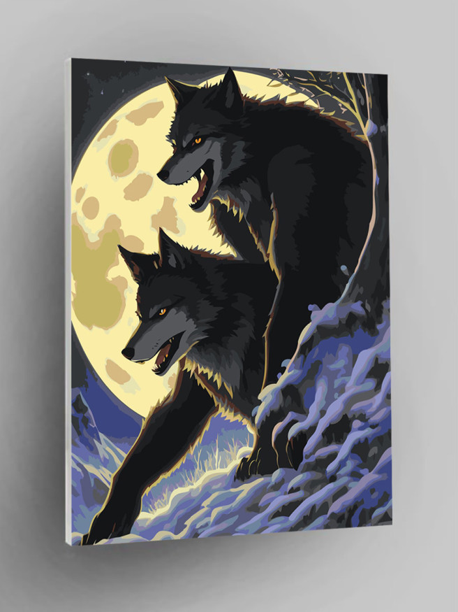 Raqamlar bo&amp;#039;yicha rasm &amp;quot;Bir juft bo&amp;#039;ri&amp;quot;