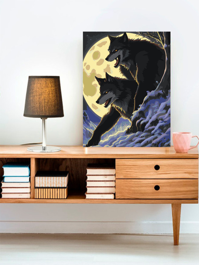 Raqamlar bo&amp;#039;yicha rasm &amp;quot;Bir juft bo&amp;#039;ri&amp;quot;