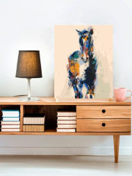 Raqamlar bo'yicha rasm "Ajoyib ot"