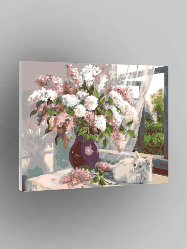 Raqamlar bo&amp;#039;yicha rasm &amp;quot;Lilaklar&amp;quot;