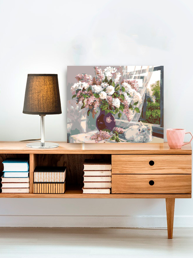 Raqamlar bo&amp;#039;yicha rasm &amp;quot;Lilaklar&amp;quot;