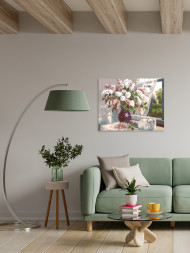 Raqamlar bo'yicha rasm "Lilaklar"