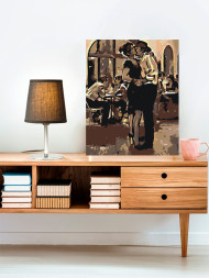 Raqamlar bo&#039;yicha rasm &quot;Ehtirosli juftlik&quot;