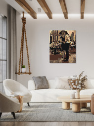 Raqamlar bo&#039;yicha rasm &quot;Ehtirosli juftlik&quot;