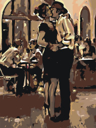 Raqamlar bo&#039;yicha rasm &quot;Ehtirosli juftlik&quot;