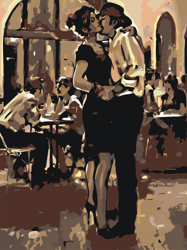 Картина по номерам &amp;quot;Страстная пара&amp;quot;