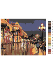 Картина по номерам &amp;quot;Народные гуляния&amp;quot;