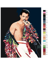Картина по номерам &amp;quot;Фредди Меркьюри&amp;quot;