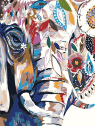 Raqamlar bo&#039;yicha rasm &quot;Gullardagi fil&quot;