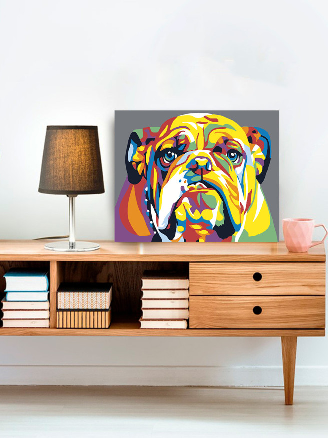 Raqamlar bo&amp;#039;yicha rasm &amp;quot;Charchagan it&amp;quot;