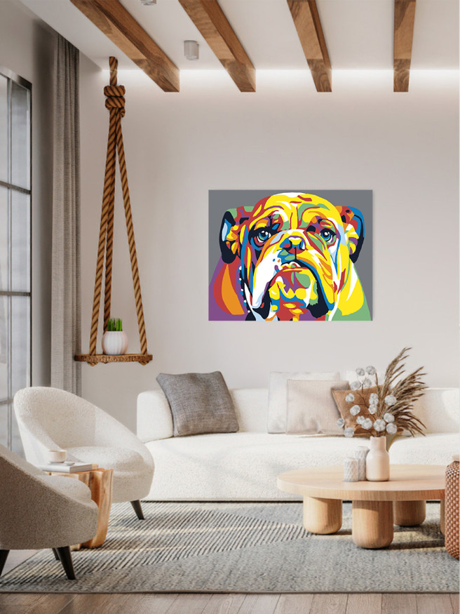 Raqamlar bo&amp;#039;yicha rasm &amp;quot;Charchagan it&amp;quot;