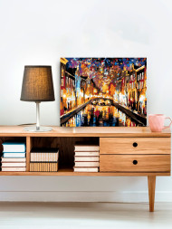 Raqamlar bo&#039;yicha rasm &quot;Shahar manzarasi&quot;