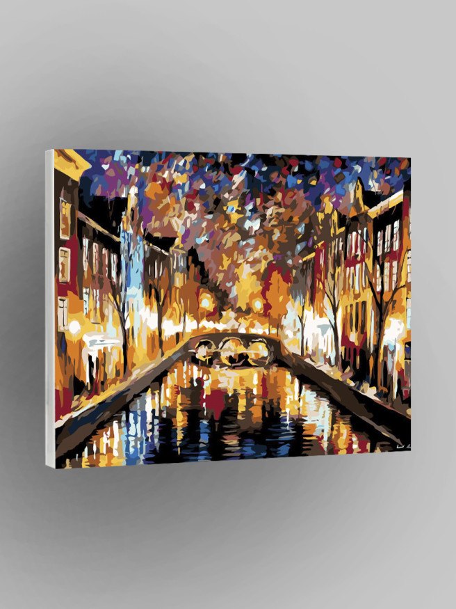 Картина по номерам &amp;quot;Городской пейзаж&amp;quot;