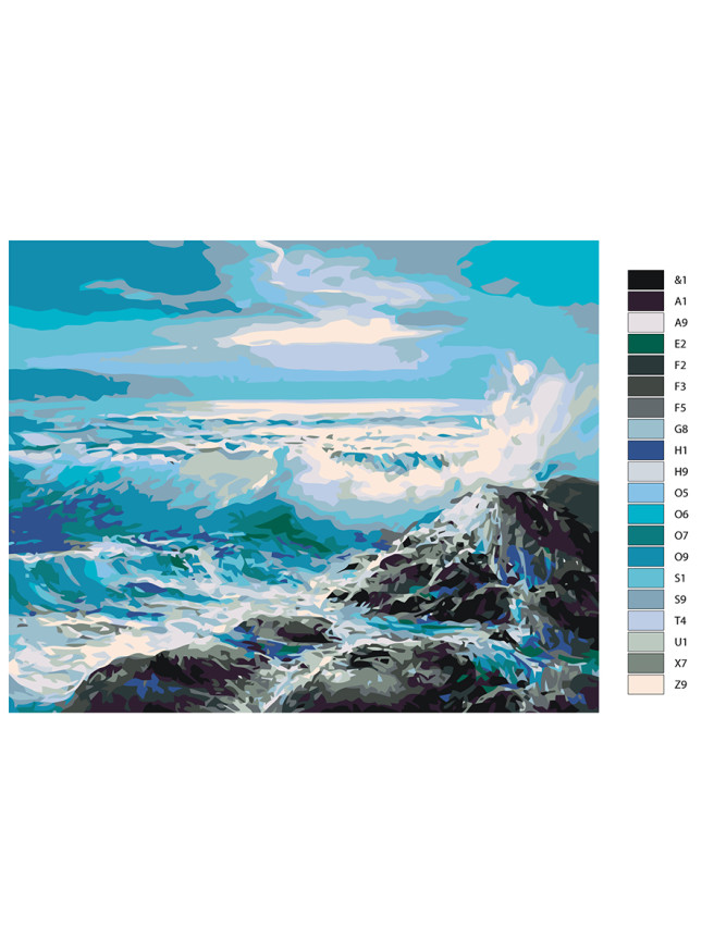 Картина по номерам &amp;quot;Море&amp;quot;