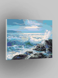 Raqamlar bo'yicha rasm "Dengiz"