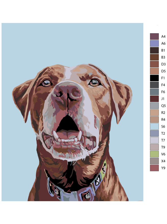 Raqamlar bo&amp;#039;yicha rasm &amp;quot;Kuchuk rasmi&amp;quot;