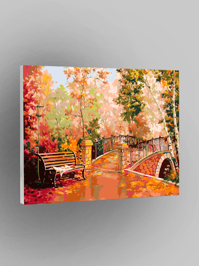 Raqamlar bo&amp;#039;yicha rasm &amp;quot;Kuzgi park&amp;quot;