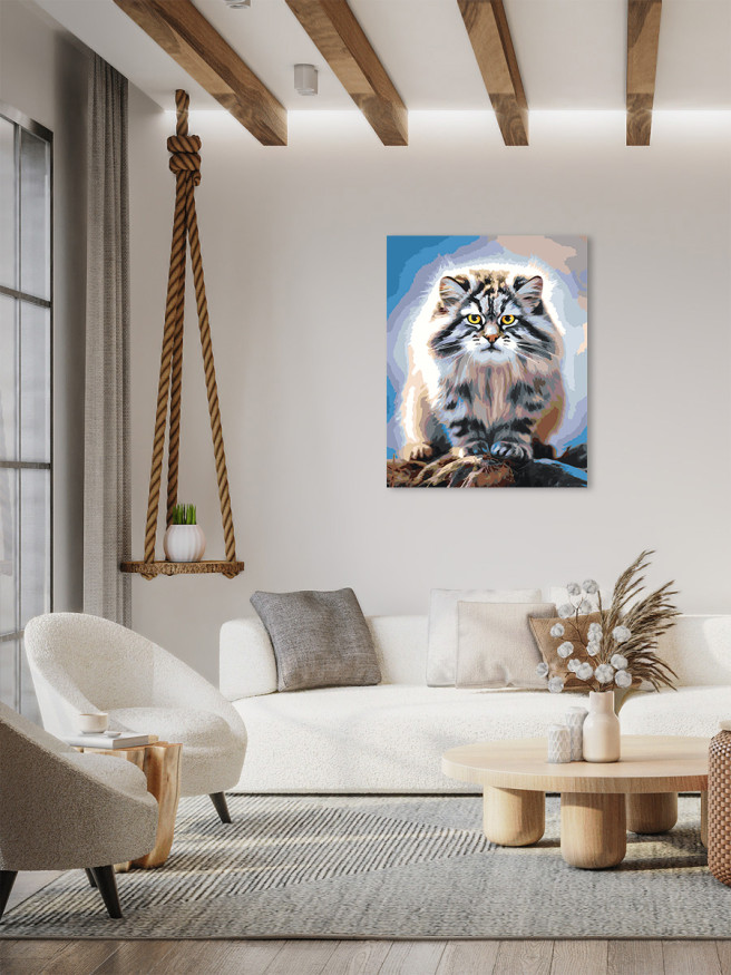 Картина по номерам &amp;quot;Мудрый кот&amp;quot;