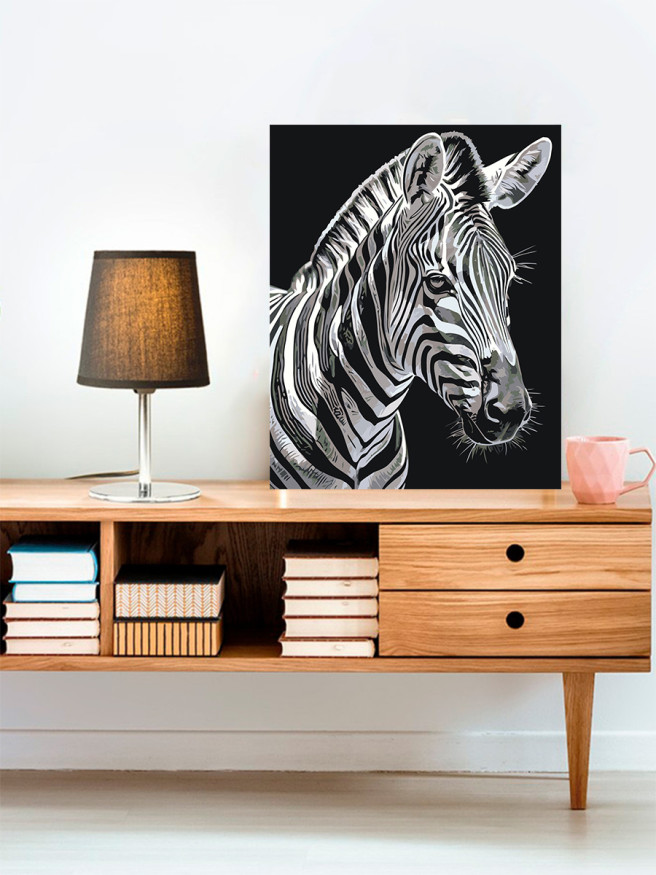 Raqamlar bo&amp;#039;yicha rasm &amp;quot;Zebra&amp;quot;