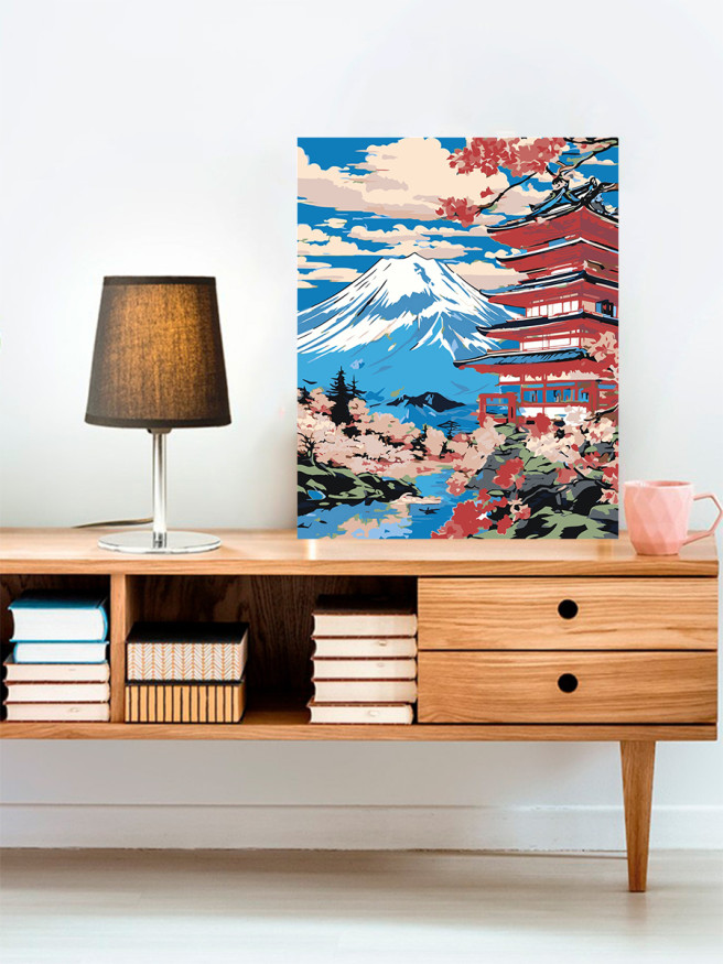 Raqamlar bo&amp;#039;yicha rasm &amp;quot;Go&amp;#039;zal tabiat&amp;quot;