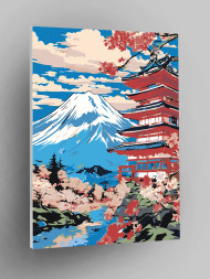 Raqamlar bo&#039;yicha rasm &quot;Go&#039;zal tabiat&quot;