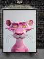 Постер на холсте &amp;quot;Розовая Пантера в задумчивости&amp;quot;