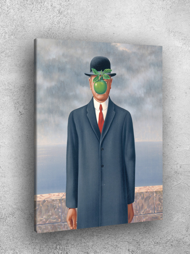 Постер на холсте &amp;quot;Магритт – Сын человеческий&amp;quot;
