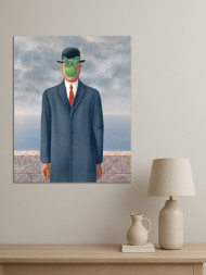 Постер на холсте "Магритт – Сын человеческий"
