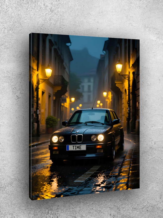 Постер на холсте &amp;quot;Ночной дождь&amp;quot;