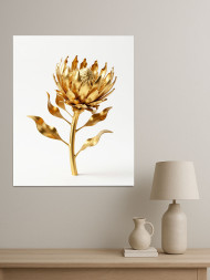Постер на холсте &amp;quot;Золотая протея&amp;quot;