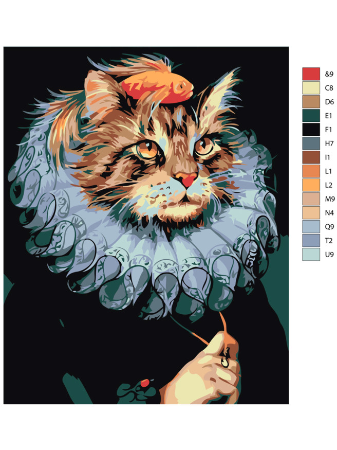 Raqamlar bo&amp;#039;yicha rasm &amp;quot;Aristokrat pishak&amp;quot;