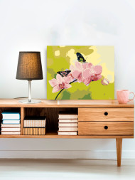 Картина по номерам "Розовые орхидеи"