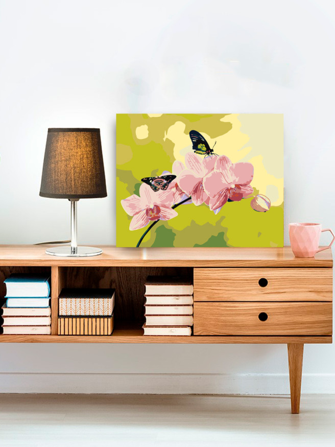 Картина по номерам &amp;quot;Розовые орхидеи&amp;quot;