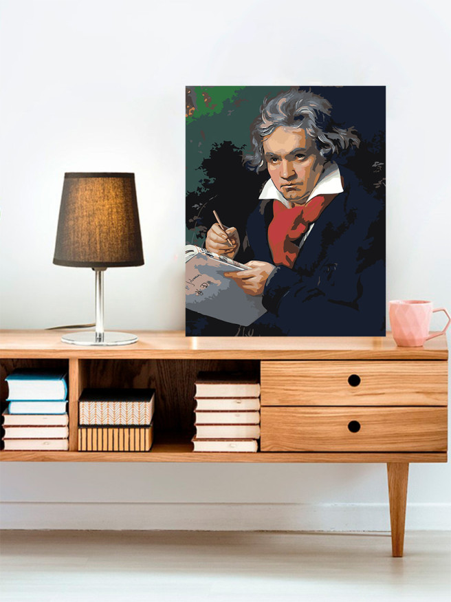 Raqamlar bo&amp;#039;yicha rasm &amp;quot;Bastakor Betxoven portreti&amp;quot;