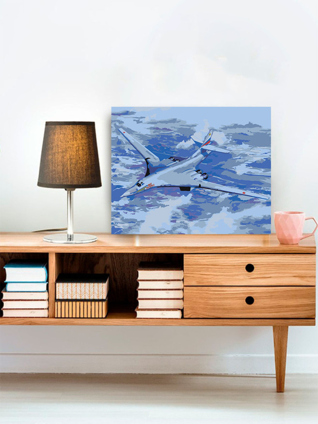 Картина по номерам &amp;quot;Бомбардировщик&amp;quot;