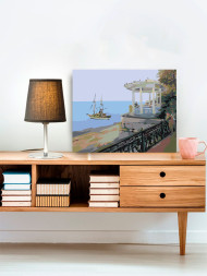 Raqamlar bo&#039;yicha rasm &quot;Dengiz&quot;