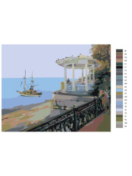 Raqamlar bo&#039;yicha rasm &quot;Dengiz&quot;