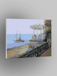 Raqamlar bo&#039;yicha rasm &quot;Dengiz&quot;