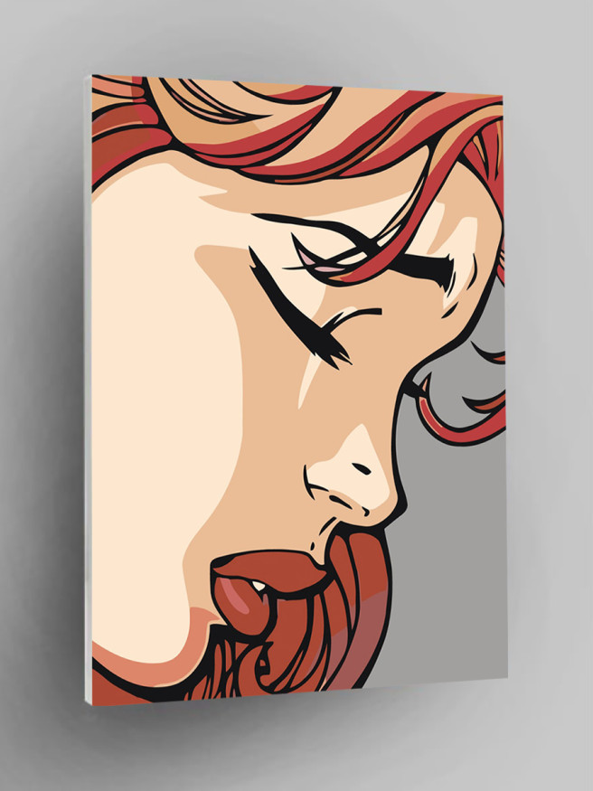 Raqamlar bo&amp;#039;yicha rasm &amp;quot;Go&amp;#039;zal qiz&amp;quot;