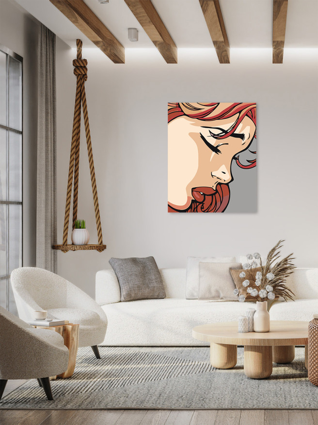 Raqamlar bo&amp;#039;yicha rasm &amp;quot;Go&amp;#039;zal qiz&amp;quot;