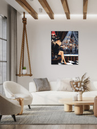 Raqamlar bo'yicha rasm "Shlyapa kiygan qiz"