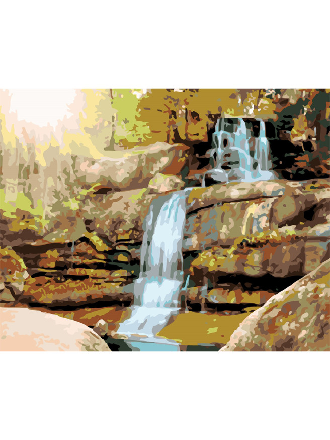 Raqamlar bo&amp;#039;yicha rasm &amp;quot;Sharshara&amp;quot;