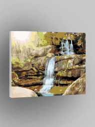 Raqamlar bo&#039;yicha rasm &quot;Sharshara&quot;