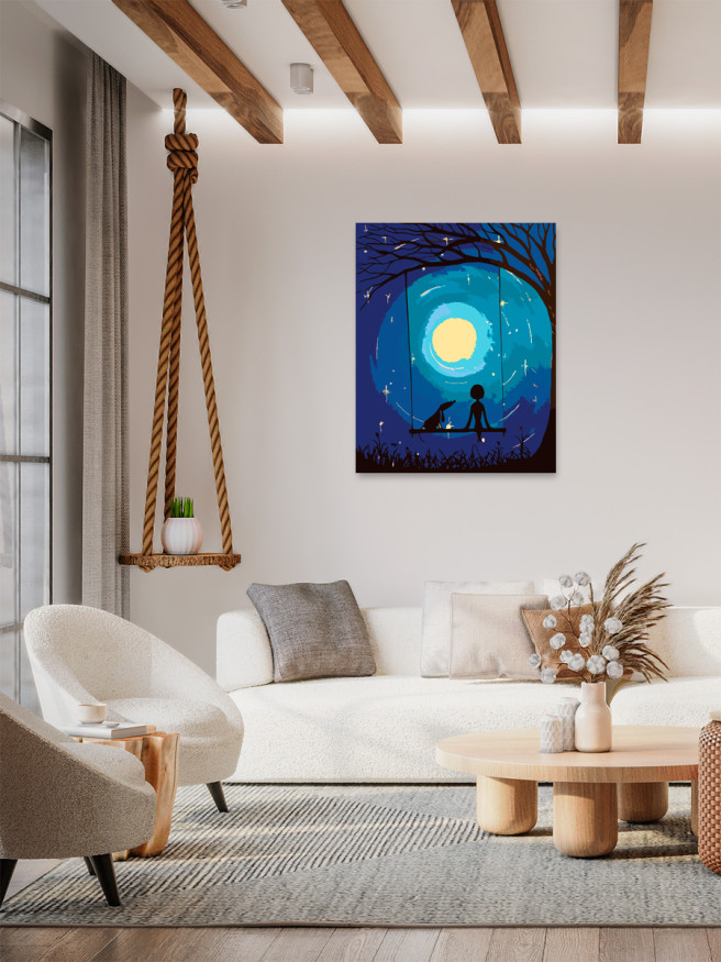 Raqamlar bo&amp;#039;yicha rasm &amp;quot;Belanchakdagi kecha&amp;quot;