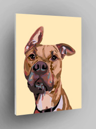 Raqamlar bo&#039;yicha rasm &quot;Kuchuk rasmi&quot;