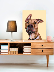 Raqamlar bo&#039;yicha rasm &quot;Kuchuk rasmi&quot;