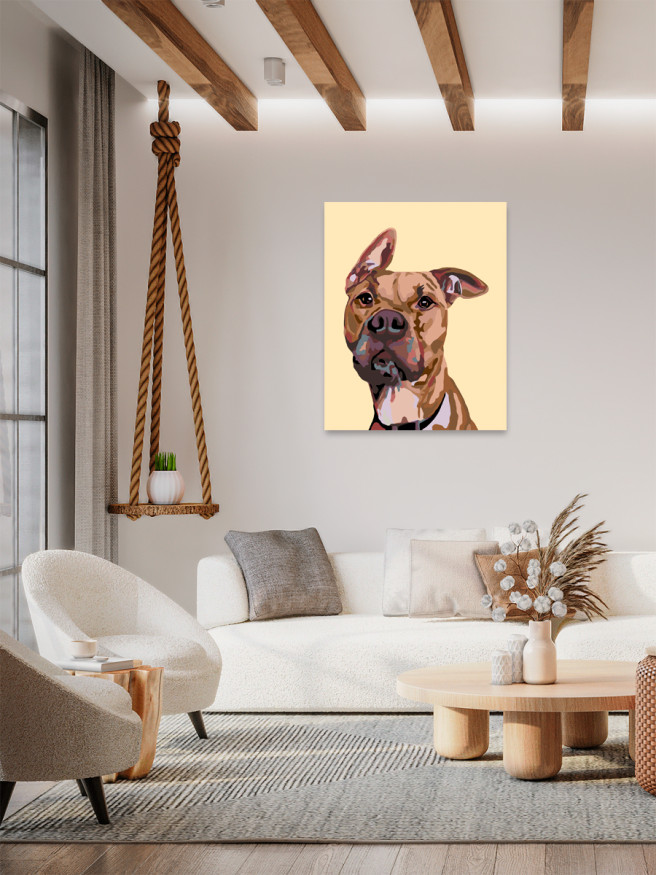 Raqamlar bo&amp;#039;yicha rasm &amp;quot;Kuchuk rasmi&amp;quot;