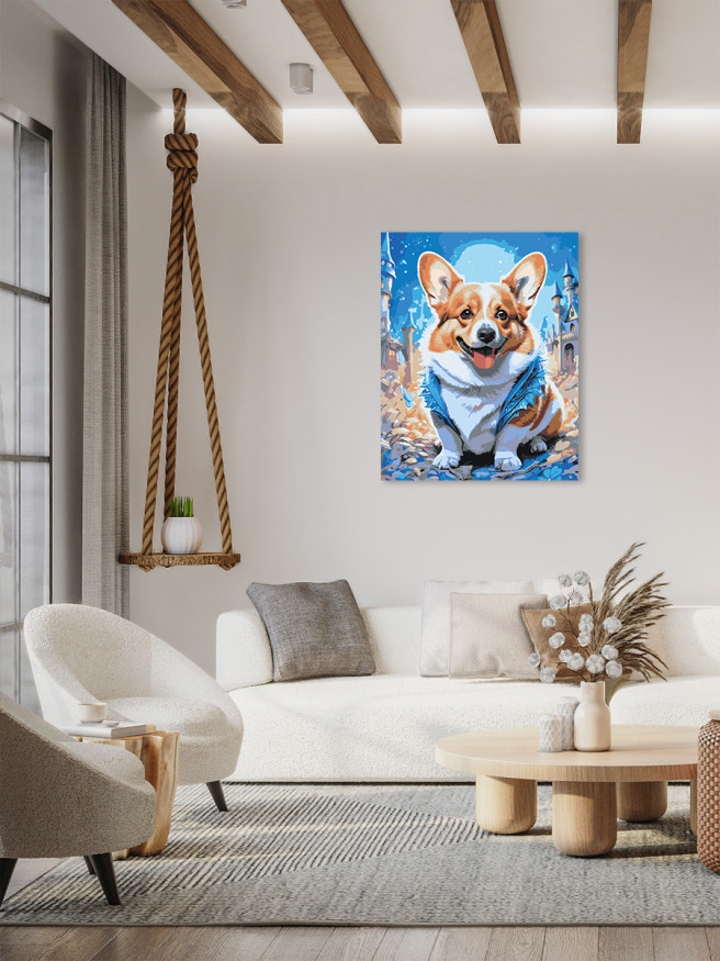 Raqamlar bo&amp;#039;yicha rasm &amp;quot;Yoqimli it&amp;quot;